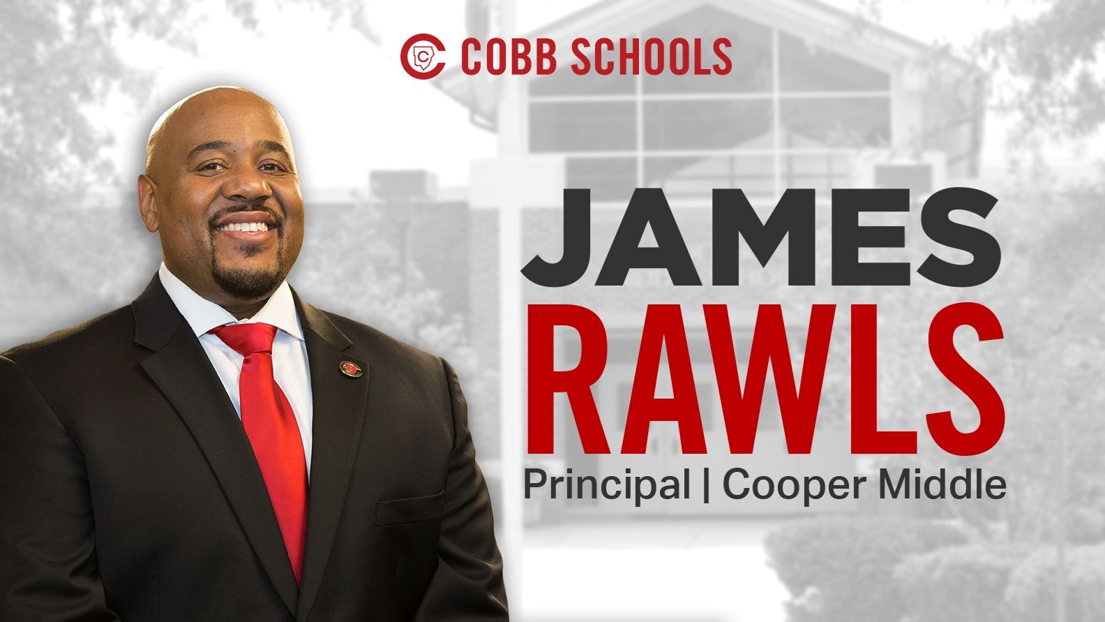 James Rawls will serve as principal at Cooper Middle School.
